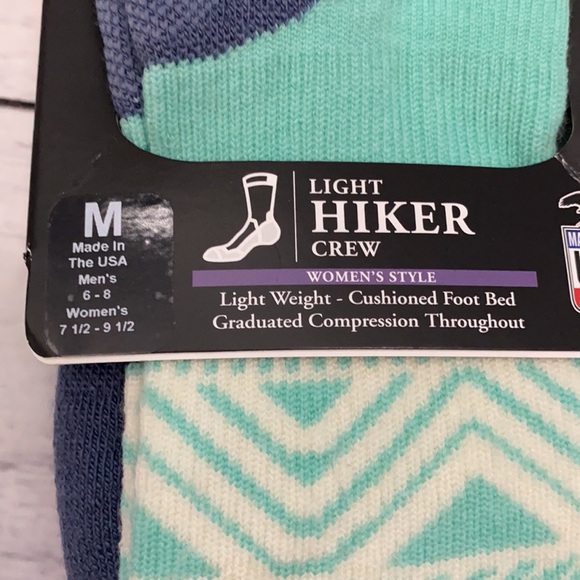 ❗️FINAL❗️ 🆕 FITS Light Hiker Crew Socks M (7.5-9.5) - Picture 3 of 5